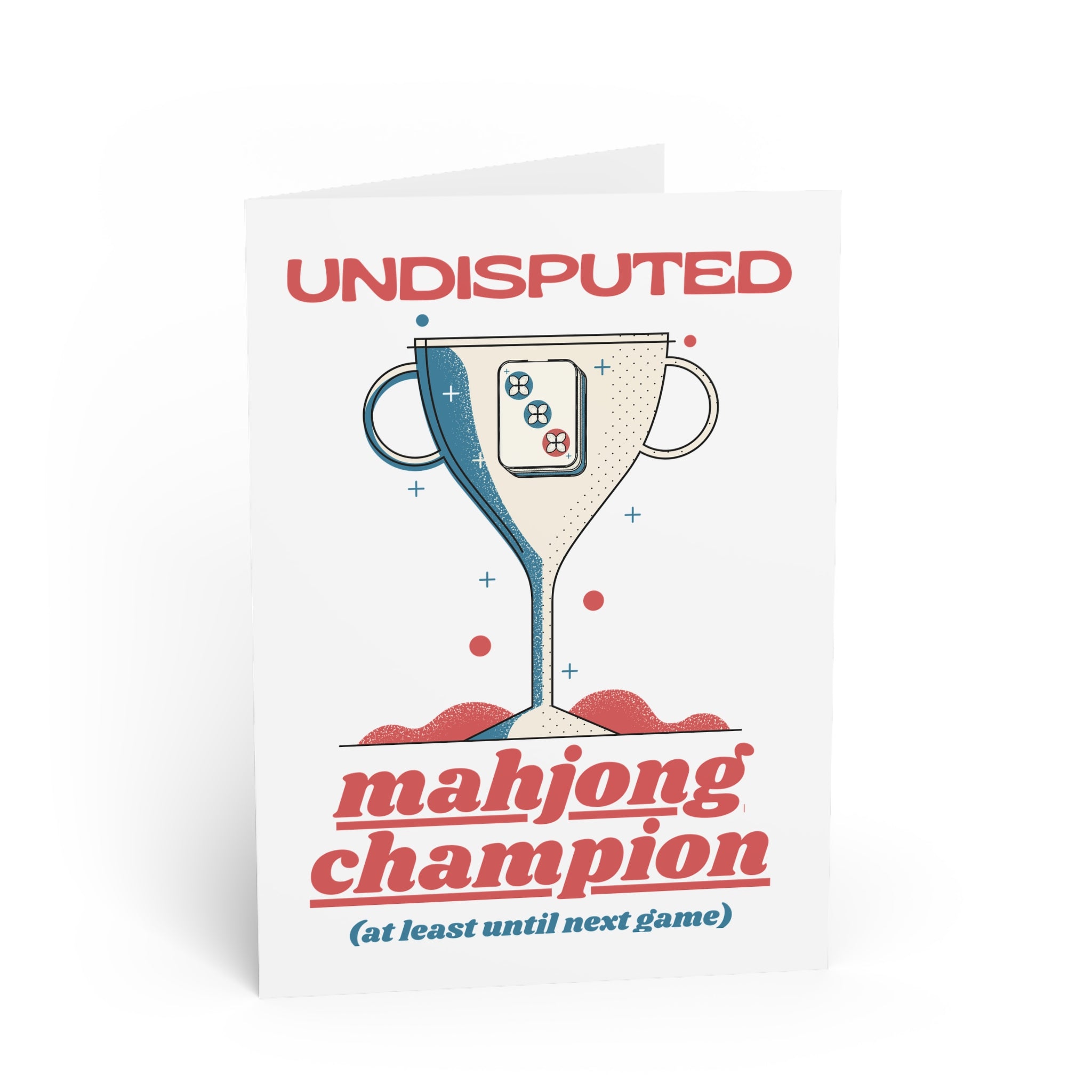 Greeting Card — "Undisputed Mahjong Champion (at least until next game)" (includes envelope)