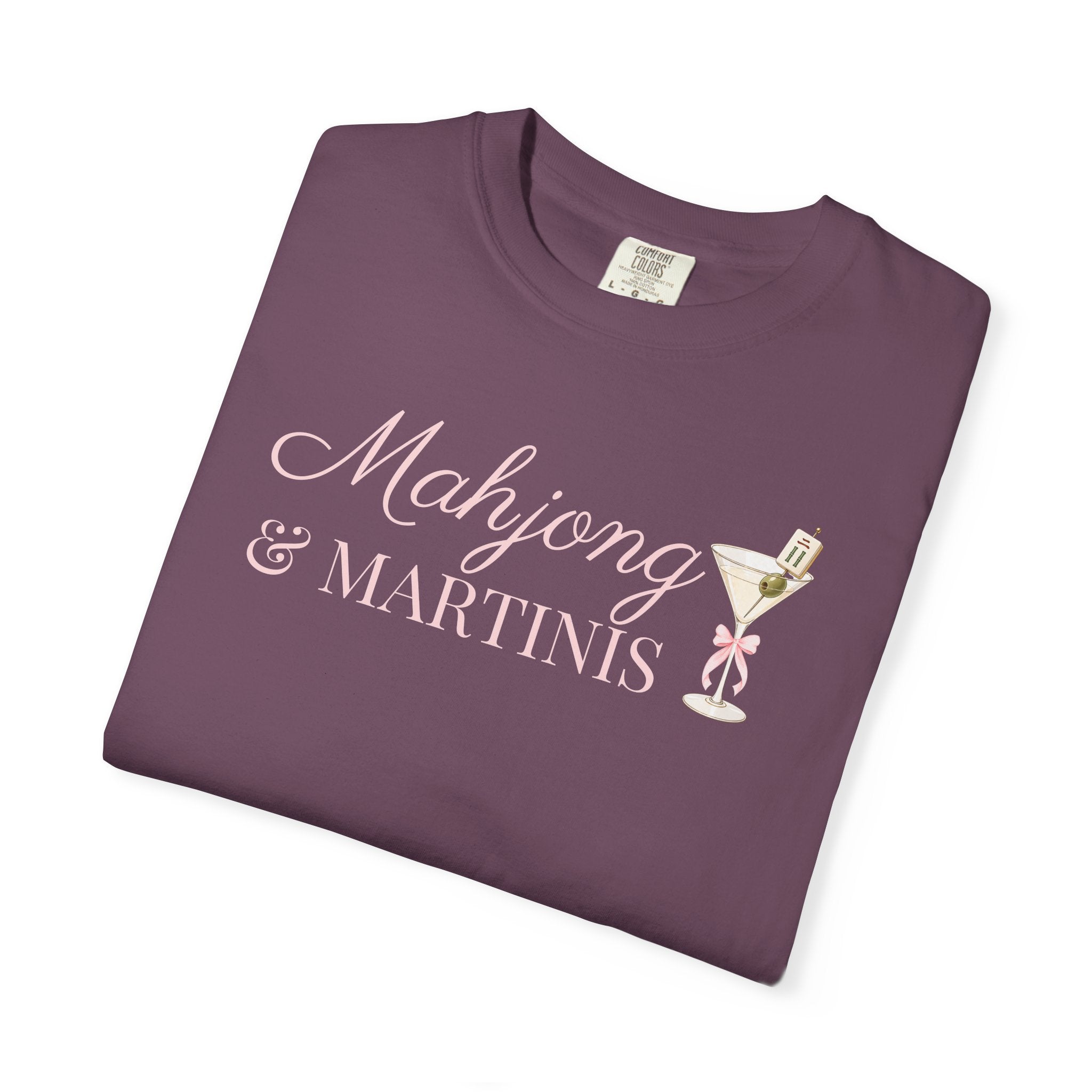 T-Shirt - Mahjong & Martinis T-Shirt (Comfort Colors - Unisex)