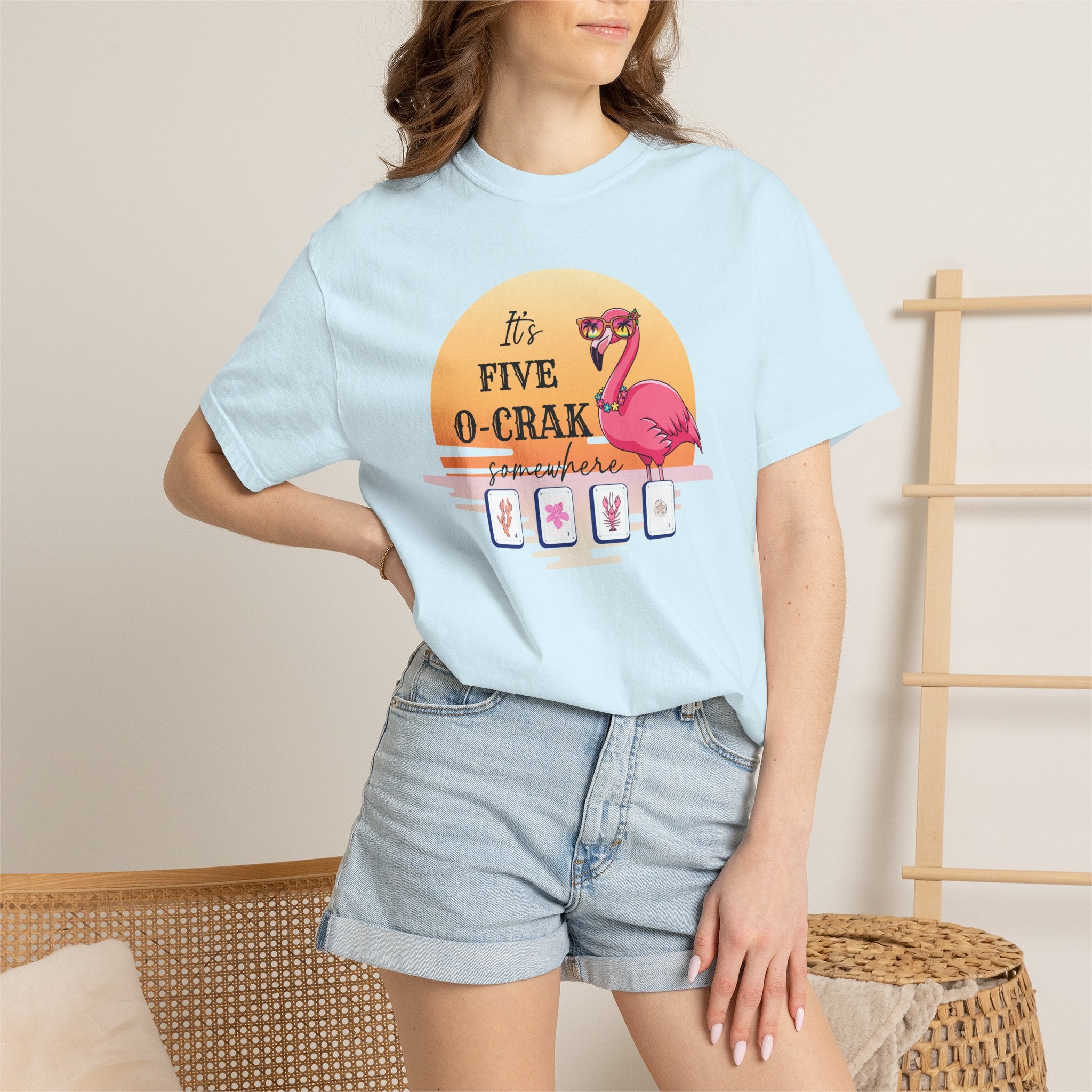 T-Shirt - It's Five O-Crak Somewhere (Comfort Colors - Unisex) Main image
