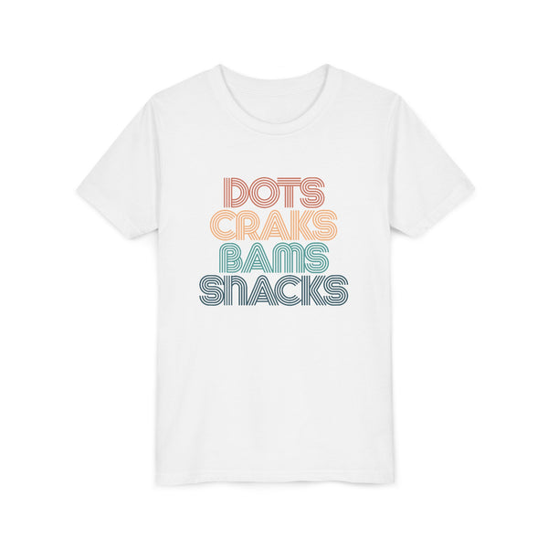 Youth Tee - Dots Craks Bams Snacks