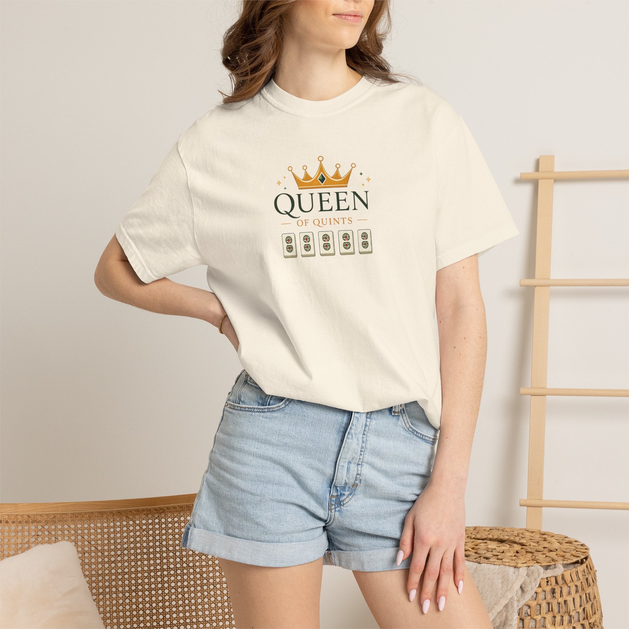 T-Shirt - Queen of Quints (Comfort Colors - Unisex)
