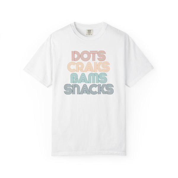 T-Shirt -Dots Craks Bams Snacks (Comfort Colors - Unisex)