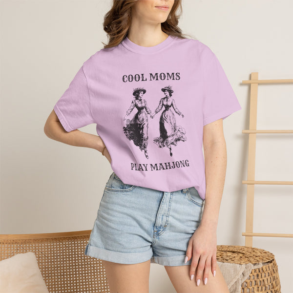 T-Shirt - Cool Moms Play Mahjong (Comfort Colors - Unisex)