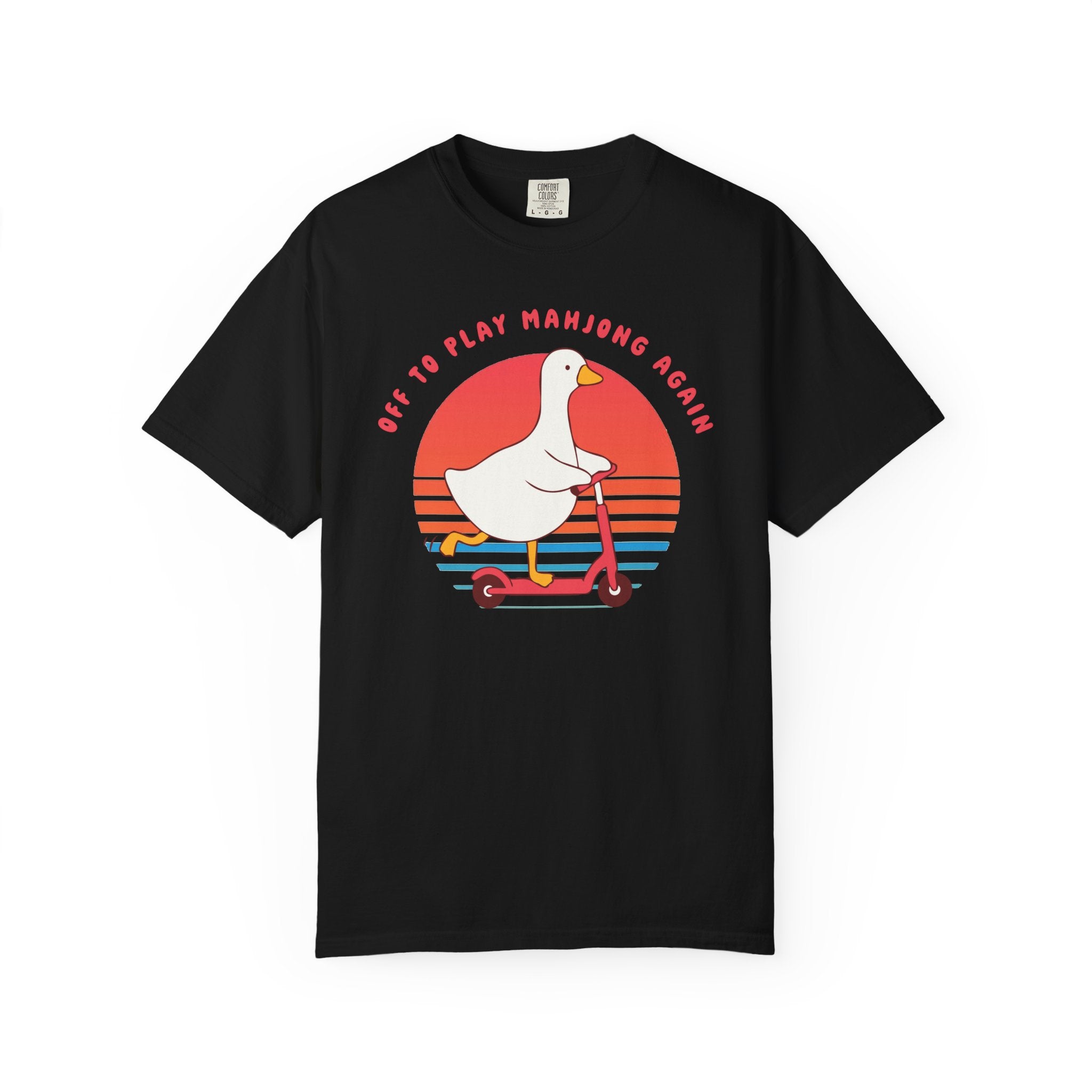 T-Shirt - Off To Play Mahjong Again (Comfort Colors - Unisex)