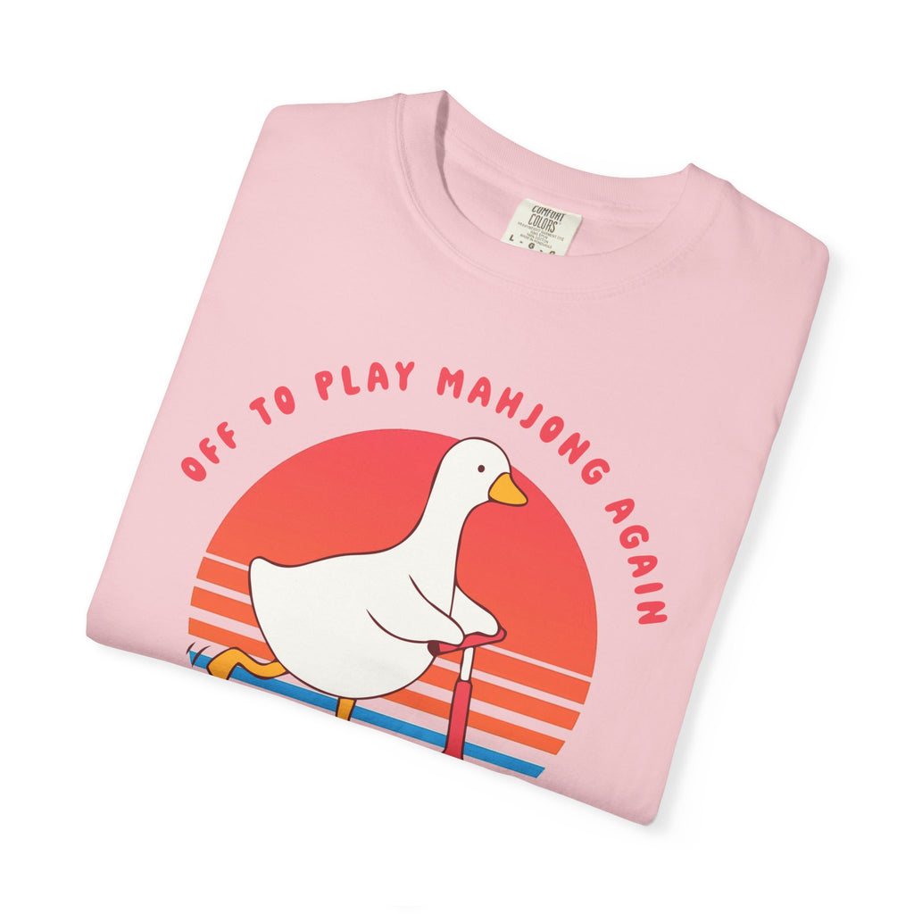 T-Shirt - Off To Play Mahjong Again (Comfort Colors - Unisex)