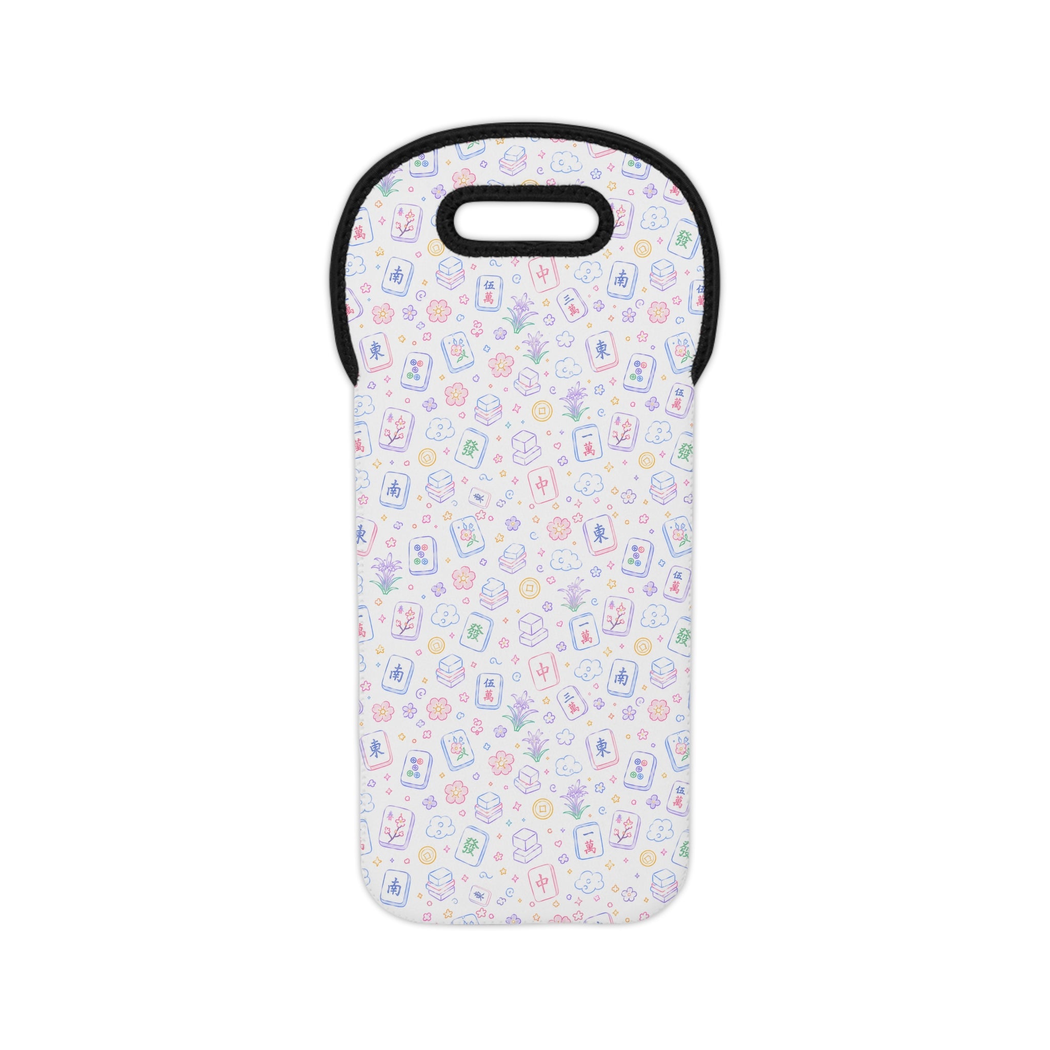 Wine Tote Bag - Color Mahjong Tiles Secondary image