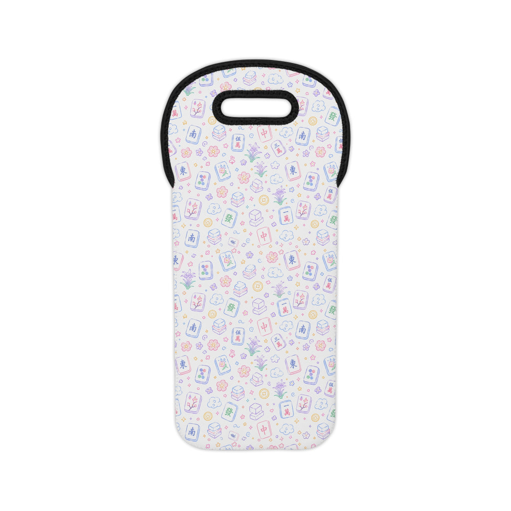 Wine Tote Bag - Color Mahjong Tiles