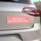 Car Magnet - Mahjong Is My Favorite Sport