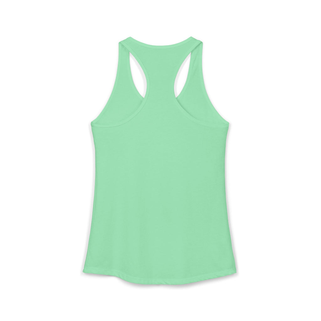 Women's Racerback Tank - Shh...I'm Counting Tiles
