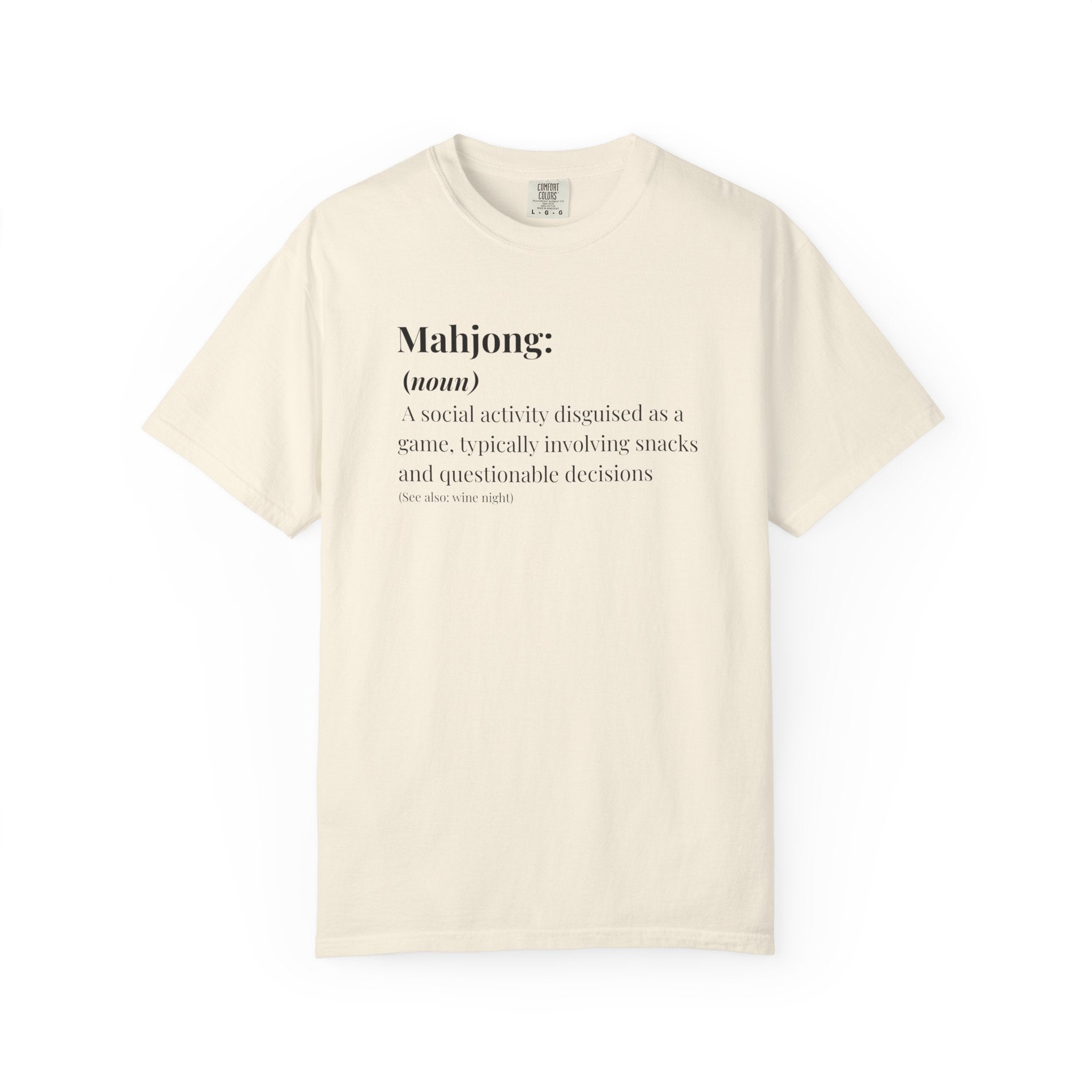 T-Shirt - Mahjong definition (Comfort Colors - Unisex) Secondary image