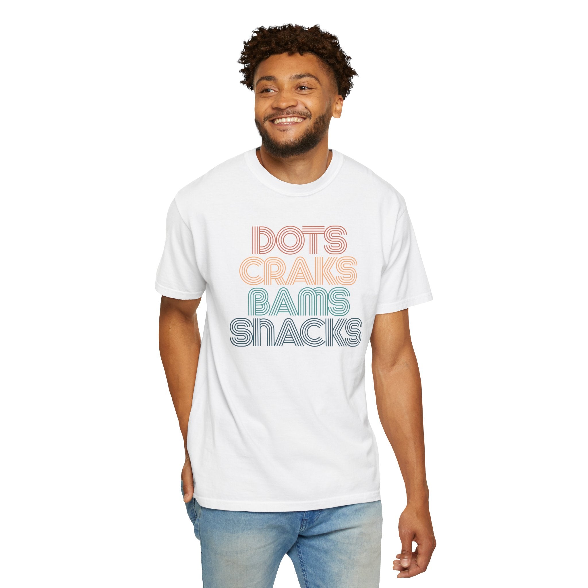 T-Shirt -Dots Craks Bams Snacks (Comfort Colors - Unisex)
