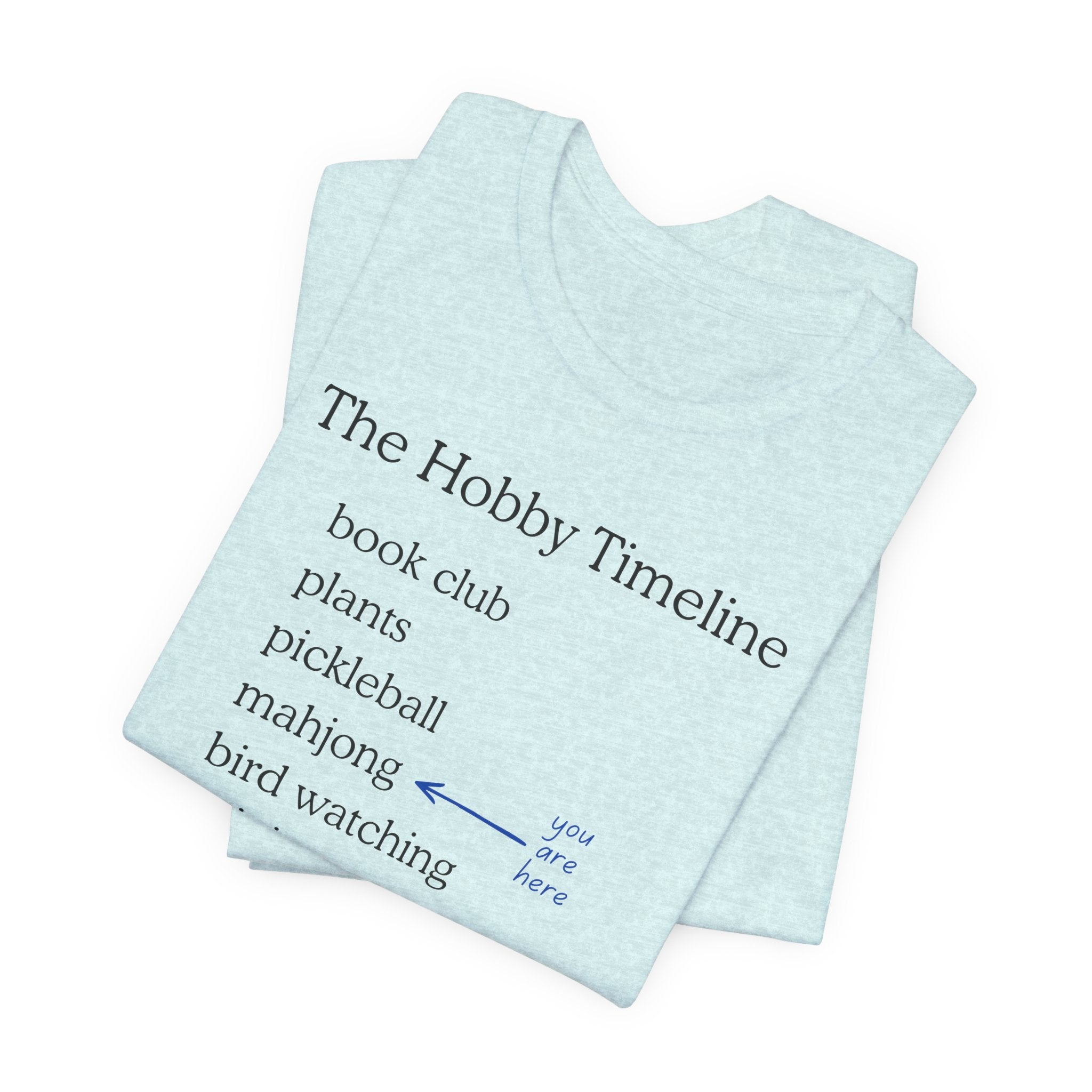 T-Shirt - Hobby Timeline Tee (Bella+Canvas - Unisex)