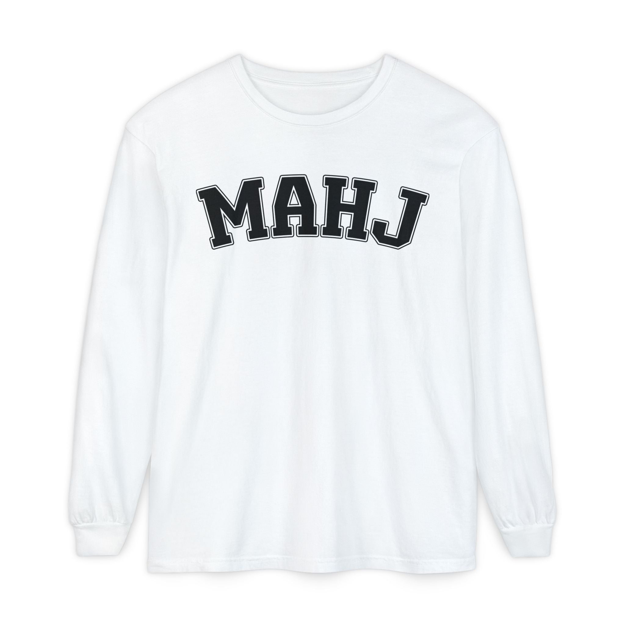 Long Sleeve T-Shirt - MAHJ College-Style Secondary image
