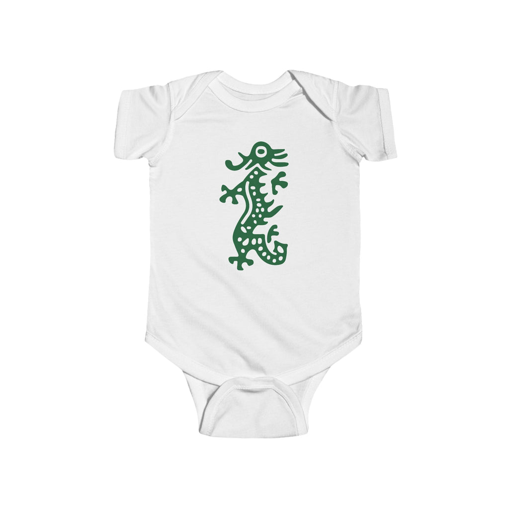 Green Dragon Mahjong Baby Infant Bodysuit