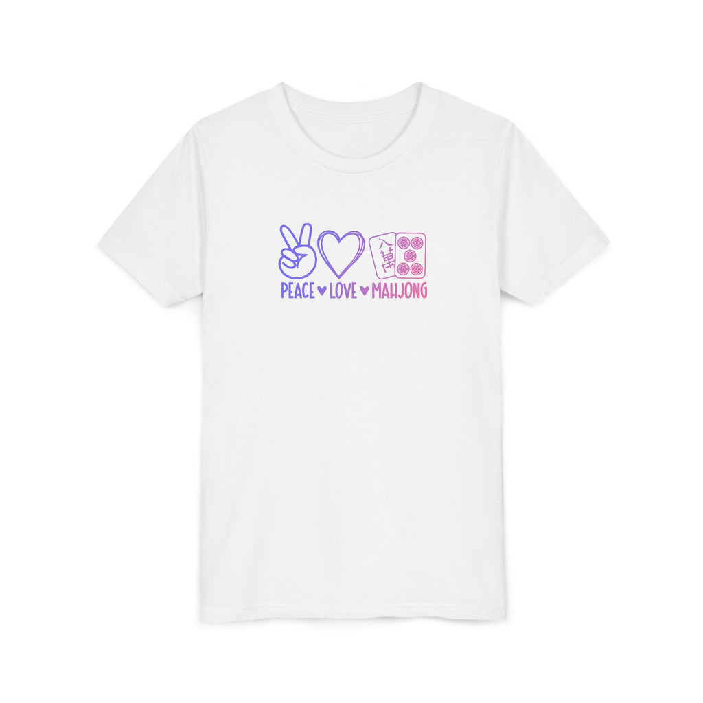 Youth Tee - Peace Love Mahjong