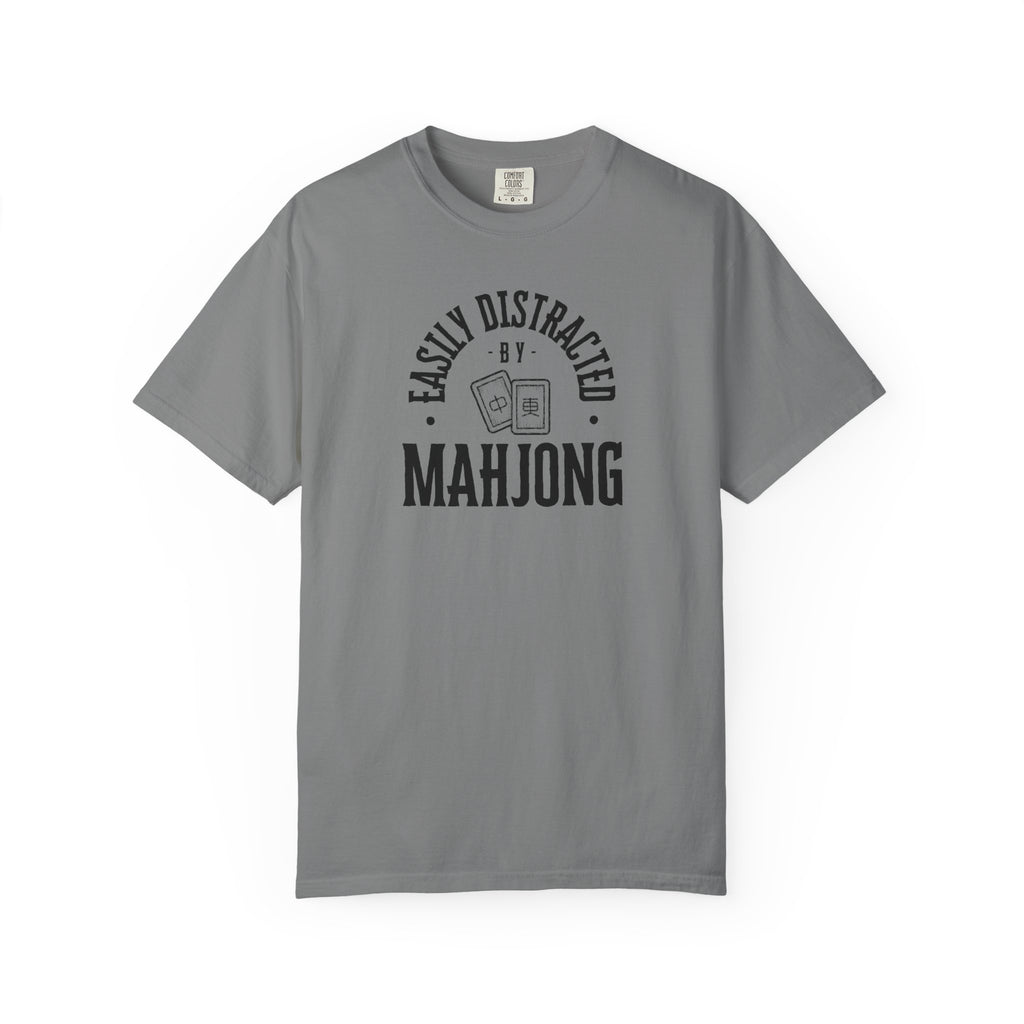 T-Shirt - Easily Distracted by Mahjong (Comfort Colors - Unisex)