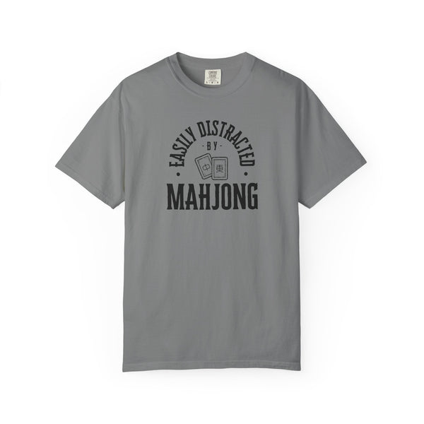 T-Shirt - Easily Distracted by Mahjong (Comfort Colors - Unisex)