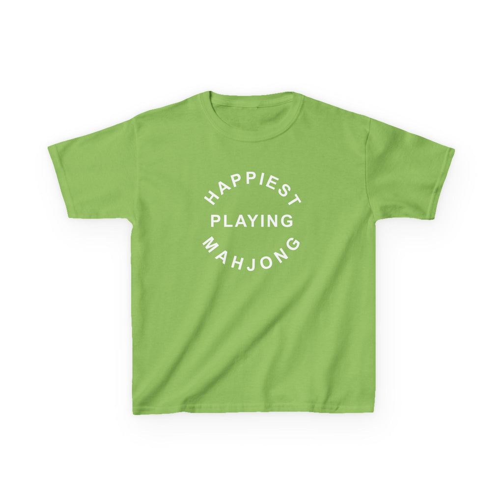 Youth Tee - Happiest Playing Mahjong