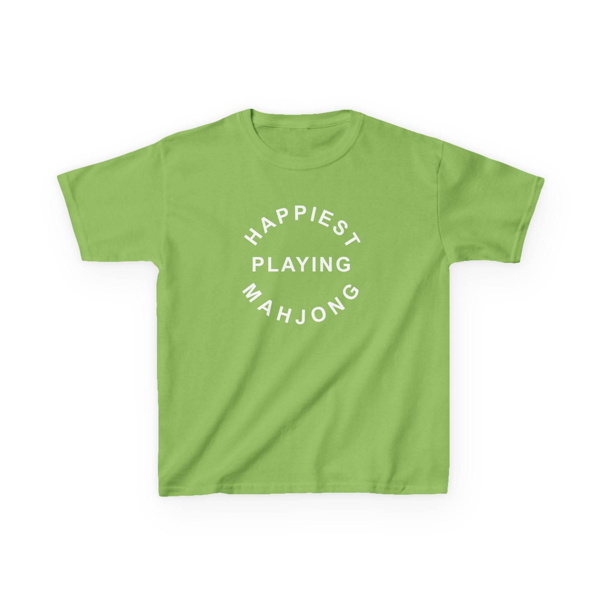 Youth Tee - Happiest Playing Mahjong