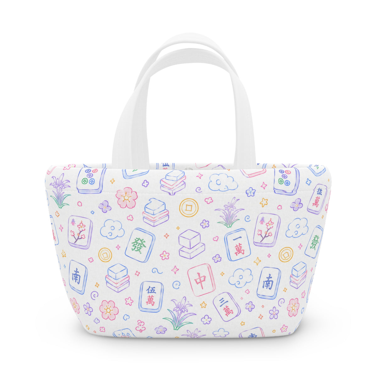 Lunch Bag -  Colorful Mahjong Tiles Main image