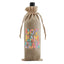 Mahjong Linen Wine Bag - Dot Bam Crack